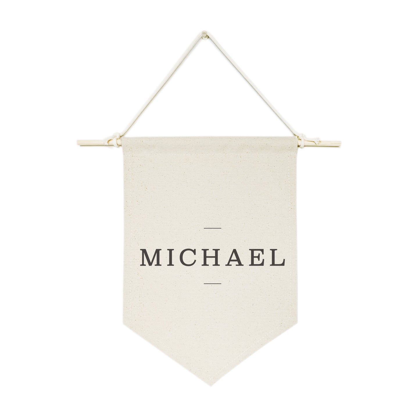Personalized Modern Hanging Banner